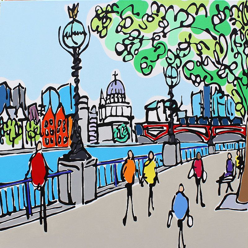 South Bank Strolling by Rachel Tighe